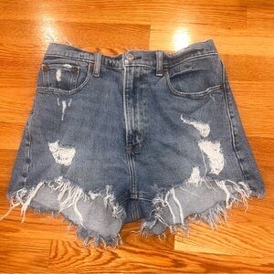 Abercrombie and fitch curvy love Jean shorts
